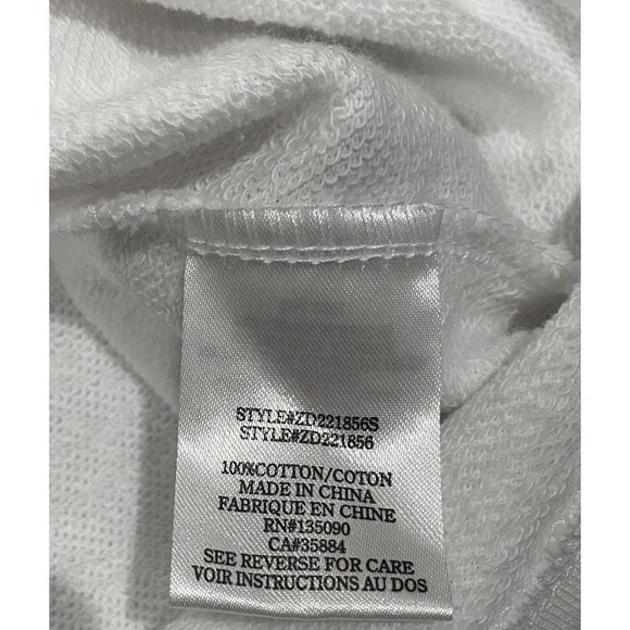 NWT! Z-Supply Gianna Terry Lined Dress Women's Size S White - Picture 6 of 7